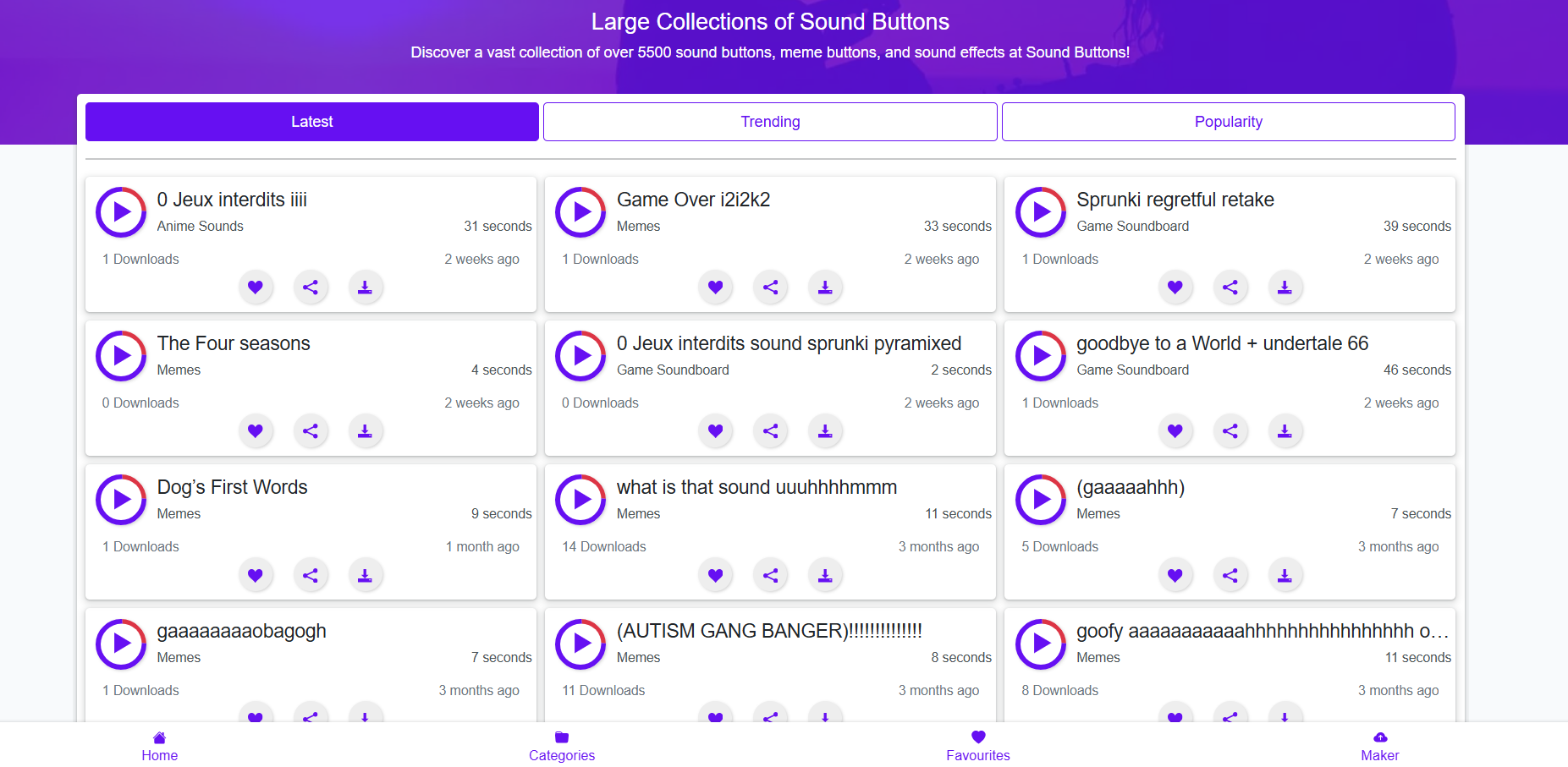 Want Funny Sound Buttons That Work Fast