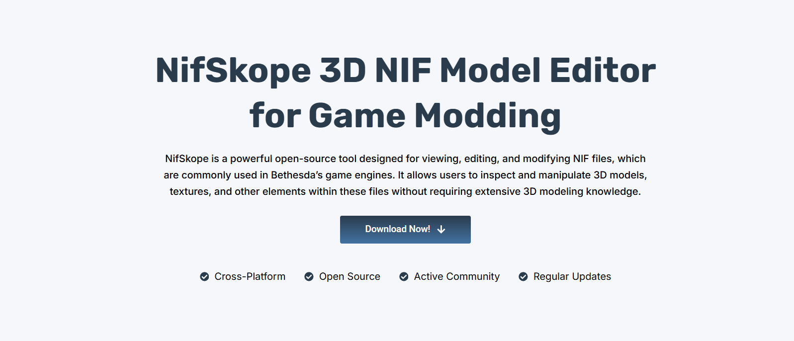How Does NifSkope Edit .NIF Files